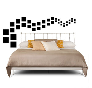 BLACK SQUARE WALL DECALS