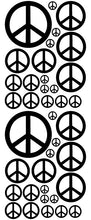 Load image into Gallery viewer, BLACK PEACE SIGN DECAL
