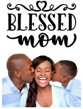 Load image into Gallery viewer, Blessed mom wall sticker from whimsi decals
