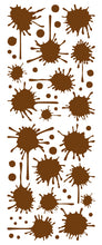Load image into Gallery viewer, BROWN PAINT SPLATTER DECAL
