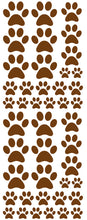 Load image into Gallery viewer, BROWN PAW PRINT DECALS

