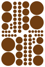 Load image into Gallery viewer, BROWN POLKA DOT DECALS
