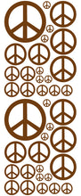 Load image into Gallery viewer, BROWN PEACE SIGN DECAL
