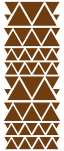 BROWN TRIANGLE STICKERS