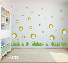 Load image into Gallery viewer, GOLD BUBBLE WALL STICKERS
