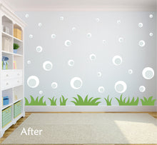 Load image into Gallery viewer, WHITE BUBBLE WALL STICKERS
