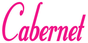 CABERNET WALL DECAL HOT PINK