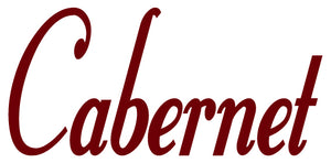 CABERNET WALL DECAL MAROON