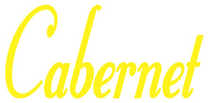 CABERNET WALL DECAL YELLOW