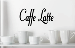 CAFFE LATTE WALL STICKER