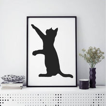 Load image into Gallery viewer, CAT SILHOUETTE WALL STICKER
