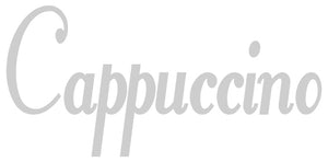 CAPPUCCINO WALL DECAL SILVER