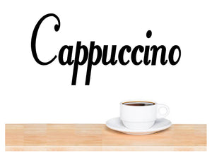 CAPPUCCINO WALL DECAL