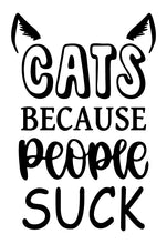 Load image into Gallery viewer, Cat quote decal
