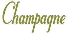 Load image into Gallery viewer, CHAMPAGNE WALL DECAL OLIVE GREEN
