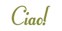 Load image into Gallery viewer, CIAO ITALIAN WORD WALL DECAL IN OLIVE GREEN
