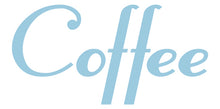 Load image into Gallery viewer, COFFEE WALL DECAL POWDER BLUE
