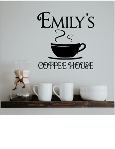 COFFEE HOUSE KITCHEN DECAL