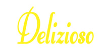 Load image into Gallery viewer, DELIZIOSO ITALIAN WORD WALL DECAL IN YELLOW
