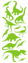 Load image into Gallery viewer, DINOSAUR WALL DECALS LIME GREEN
