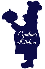 Load image into Gallery viewer, CHEF WALL DECAL NAVY BLUE
