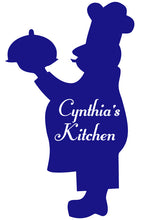 Load image into Gallery viewer, CHEF WALL DECAL ROYAL BLUE
