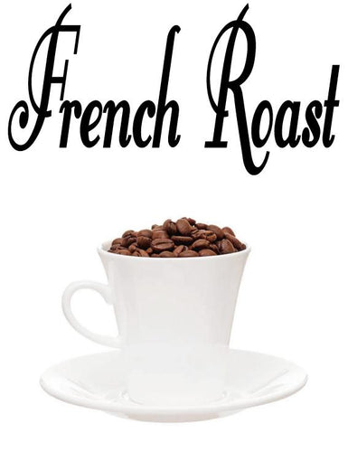 FRENCH ROAST COFFEE WORD WALL STICKER