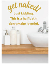 Load image into Gallery viewer, FUNNY BATHROOM WALL DECAL
