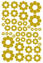 Load image into Gallery viewer, GOLD DAISY WALL STICKERS
