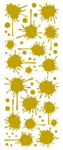 Load image into Gallery viewer, GOLD PAINT SPLATTER DECAL
