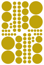 Load image into Gallery viewer, GOLD POLKA DOT DECALS
