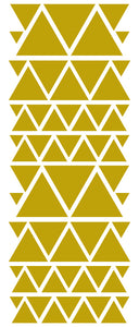 GOLD TRIANGLE STICKERS