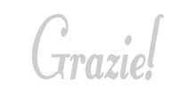 Load image into Gallery viewer, GRAZIE ITALIAN WORD WALL DECAL IN SILVER
