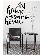 Load image into Gallery viewer, Home sweet home wall decal
