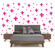 Load image into Gallery viewer, HOT PINK FLEUR DE LIS WALL DECOR
