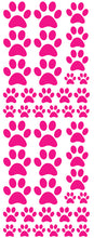 Load image into Gallery viewer, HOT PINK PAW PRINT DECALS
