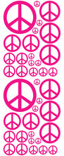 Load image into Gallery viewer, HOT PINK PEACE SIGN DECAL
