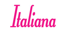 Load image into Gallery viewer, ITALIANA WORD WALL DECAL IN HOT PINK
