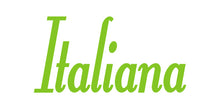 Load image into Gallery viewer, ITALIANA WORD WALL DECAL IN LIME GREEN
