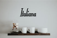 Load image into Gallery viewer, ITALIANA WORD WALL DECAL
