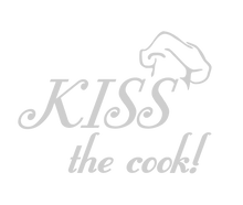 Load image into Gallery viewer, KISS THE COOK WALL DECAL IN SILVER
