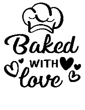 Load image into Gallery viewer, BAKED WITH LOVE KITCHEN WALL STICKER
