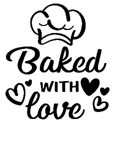 BAKED WITH LOVE KITCHEN WALL STICKER