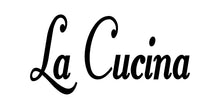 Load image into Gallery viewer, LA CUCINA ITALIAN WORD WALL DECAL IN BLACK
