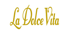 Load image into Gallery viewer, LA DOLCE VITA ITALIAN WORD WALL DECAL IN GOLD
