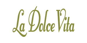 LA DOLCE VITA ITALIAN WORD WALL DECAL IN OLIVE GREEN
