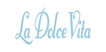 Load image into Gallery viewer, LA DOLCE VITA ITALIAN WORD WALL DECAL IN POWDER BLUE
