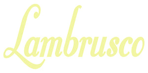 LAMBRUSCO WALL DECAL IN PALE YELLOW