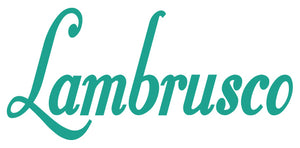 LAMBRUSCO WALL DECAL IN TURQUOISE