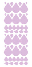 Load image into Gallery viewer, LAVENDER RAINDROP WALL STICKERS
